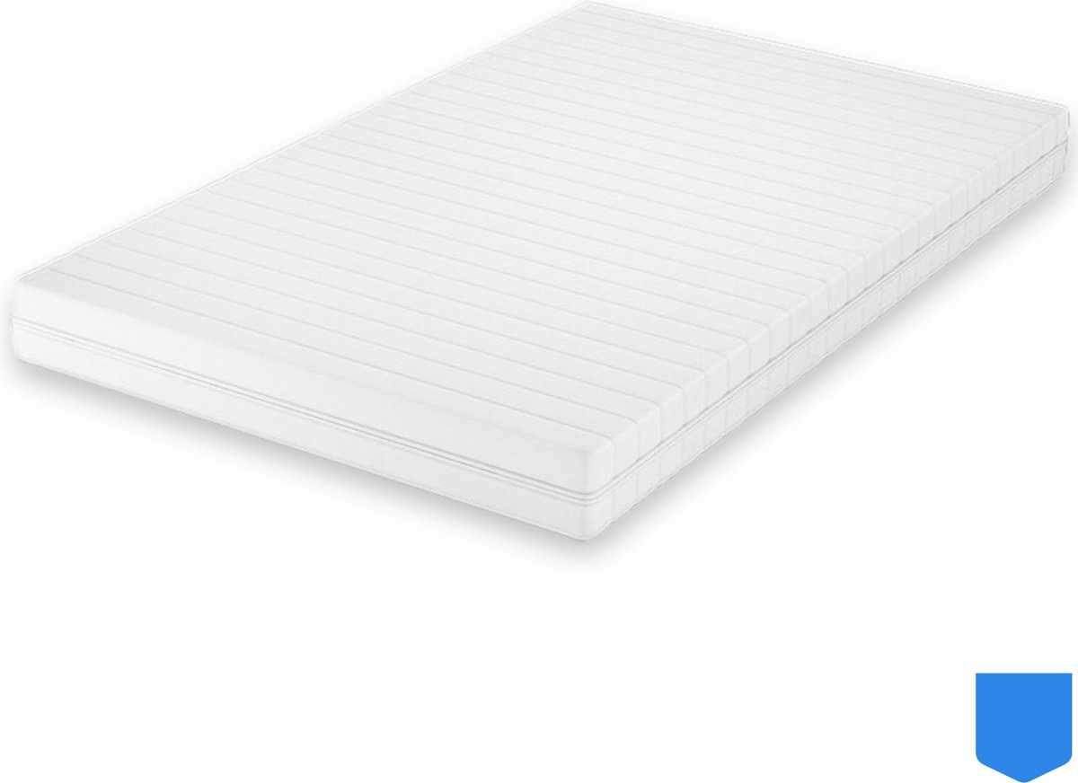 EFKO - Comfortschuim Matras 140 x 200 cm - 2 persoons - Luxe Matrashoes met Rits wasbaar - Logeermatrassen - kindermatras