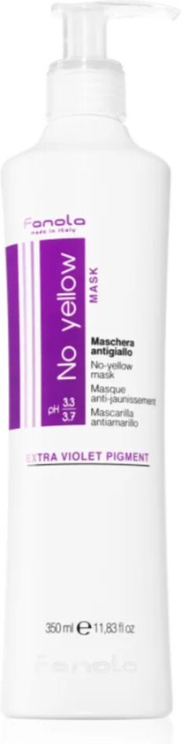 Fanola No Yellow Masker Haarmasker Extra Violet Pigment - 350 ml