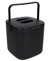 Rotho Seau à compost Universal 25 l, Noir