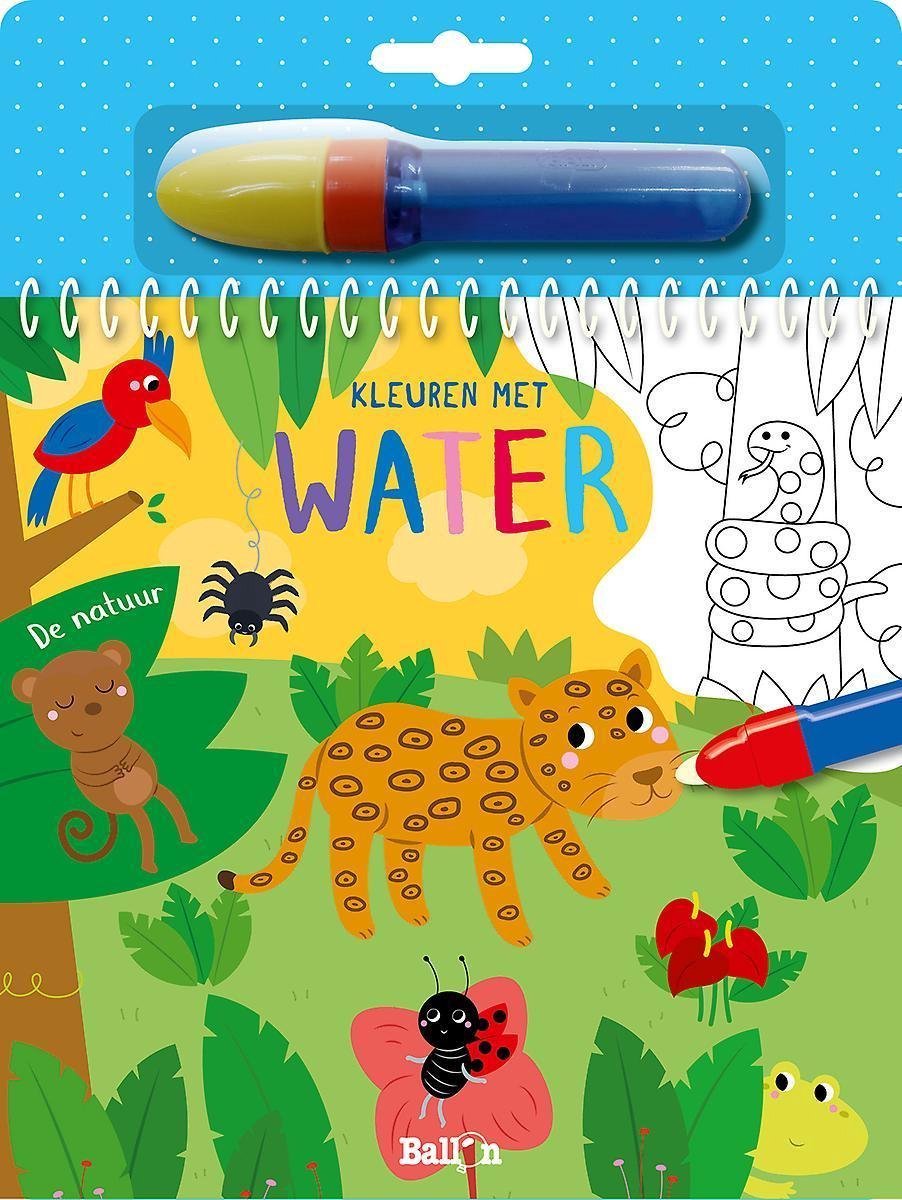 Kleuren met water 0 - De natuur - Kleuren met water