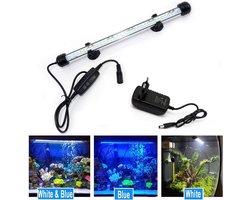 Aquarium Verlichting - Lichtblauw en Wit - Timer - Lengte 28 cm