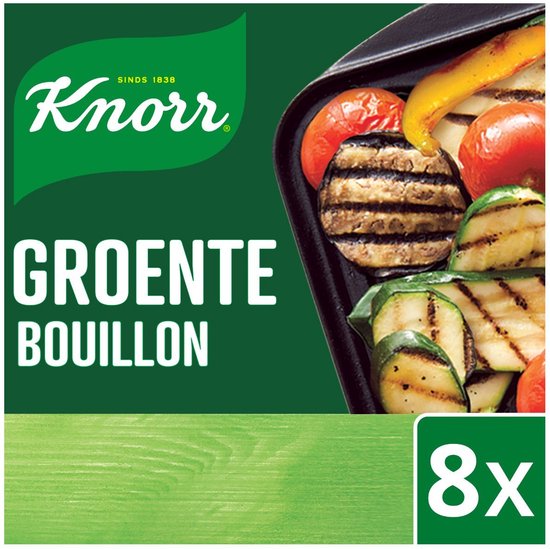 Knorr Groentebouillon tabletten 4 pakjes x 80 gram bol