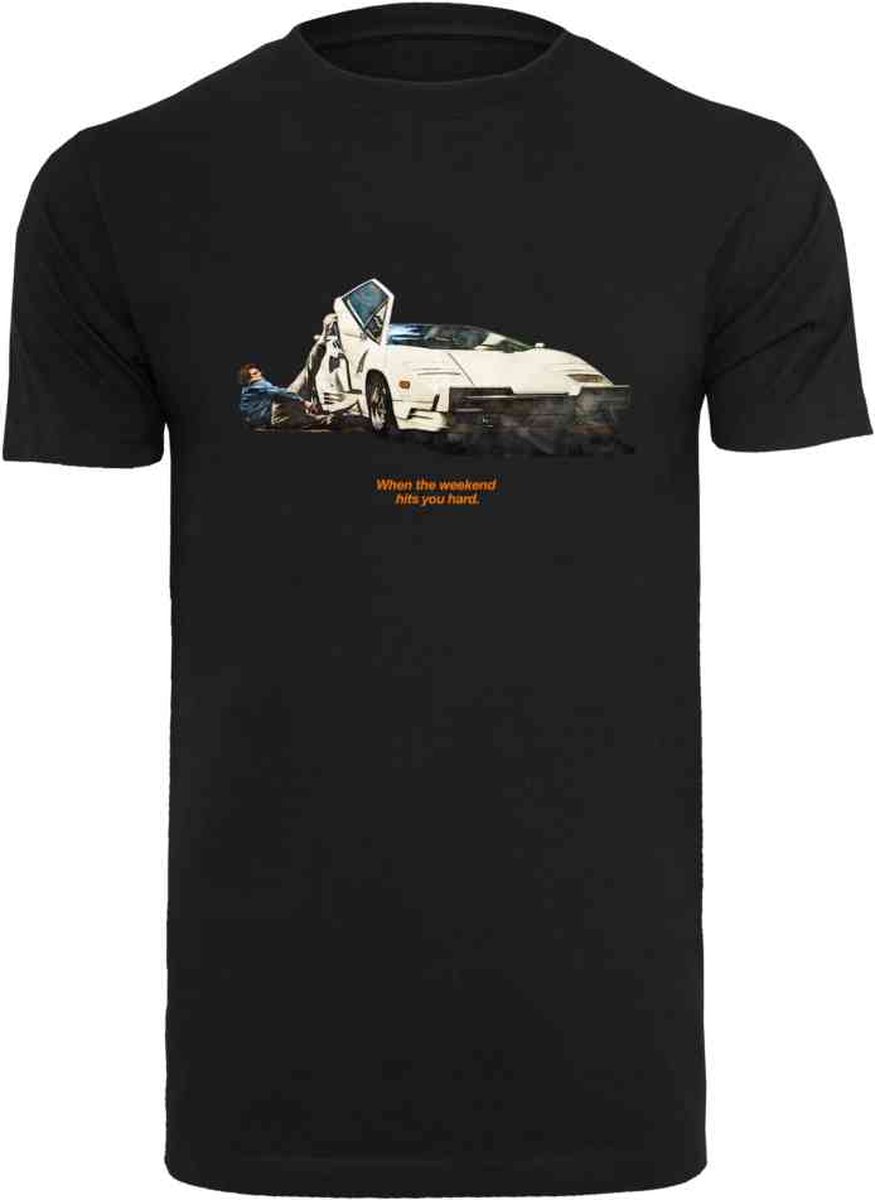 Mister Tee Weekend Wolf Heren Tshirt XS Zwart