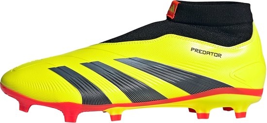 Chaussures de football adidas Performance Predator League sans lacets pour terrain sec - Unisexe - Jaune - 43 1/3