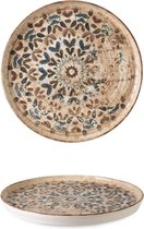 Rinart Dessertbord - Aztec - Porselein - 20 cm - set van 6