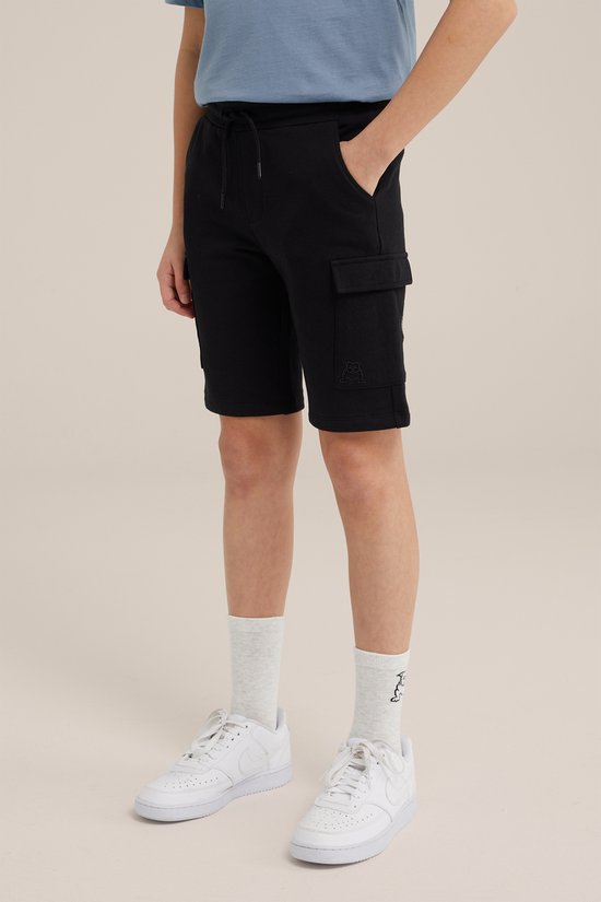 WE Fashion Jongens sweatshort met cargozakken