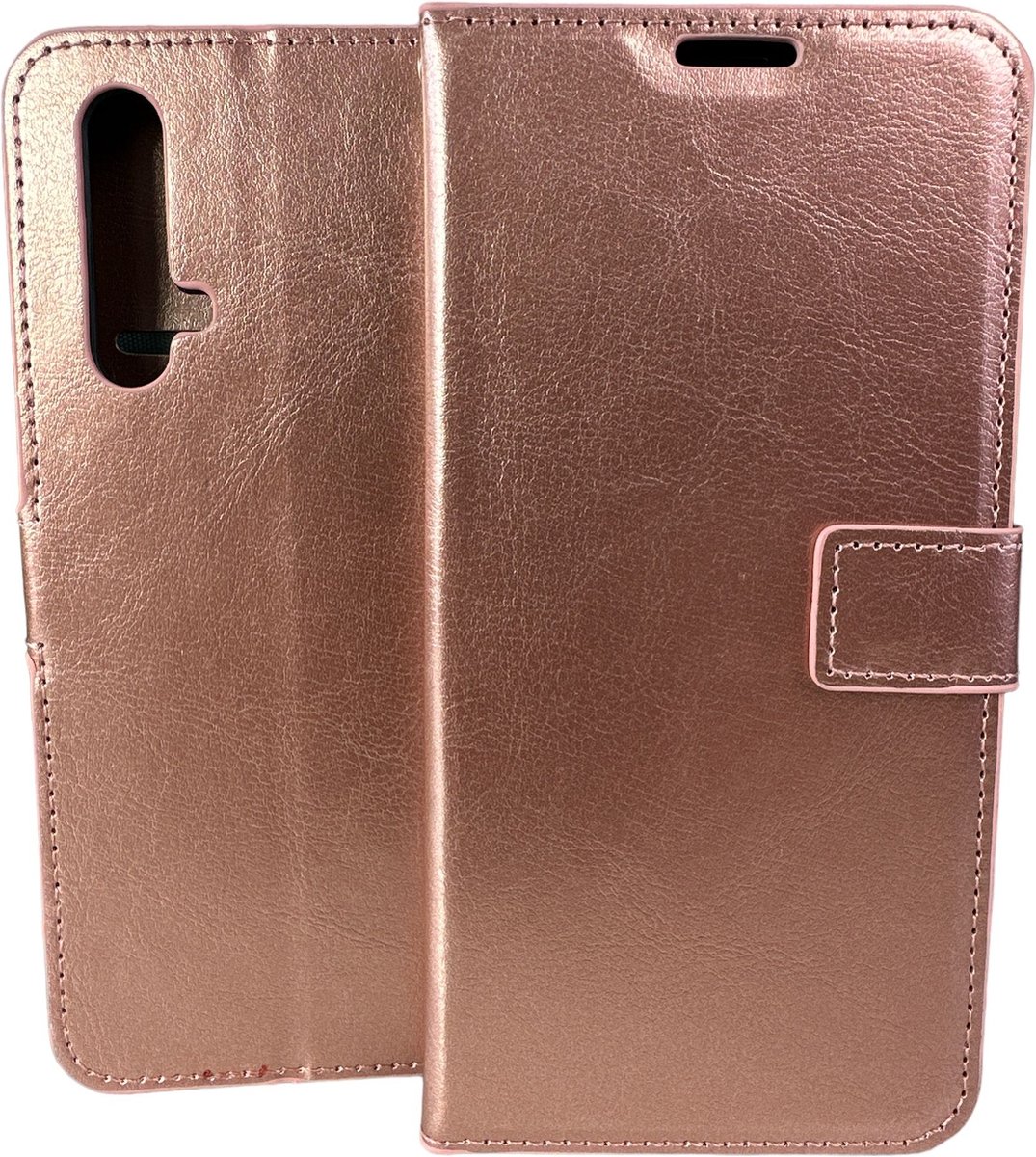 Portemonnee Book Case Hoesje Geschikt voor: Xiaomi REALME X50 5G - rosegoud
