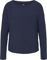 TOM TAILOR Dames Loungewear shirt Mix & Match - lange mouw - Maat XXL (44)