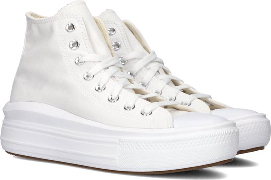 Converse Chuck Taylor All Star Move Hi Hoge sneakers - Dames - Wit - Maat 42