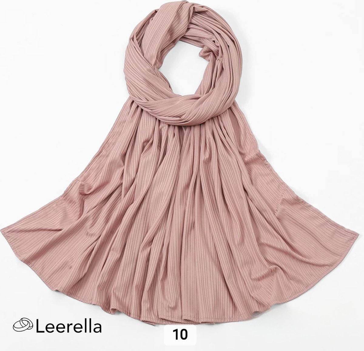 Leerella Oogverblindende Dames Sjaals – Hijab Lichtroos CLR10- Monochrome Strepen in Nieuwe Mode 170x70cm: Een Perfect Moederdag, Verjaardag of Valentijnsdag Cadeau - Beschikbaar in 15 Prachtige Kleuren!