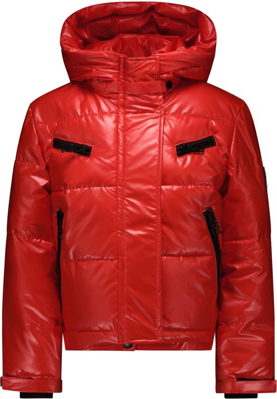 SuperRebel - Winterjas SPICY - Metallic red - Maat 128