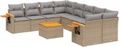 vidaXL-9-delige-Loungeset-met-kussens-poly-rattan-beige