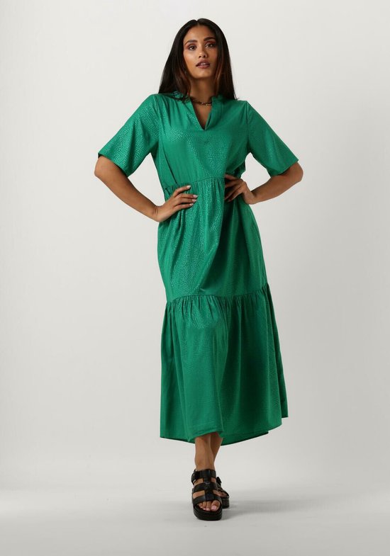 My Essential Wardrobe Linemw Long Dress Jurken Dames - Kleedje - Rok - Jurk - Groen - Maat 36