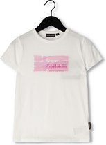 Napapijri K S-zamora Girl Tops & T-shirts Meisjes - Shirt - Wit - Maat 152