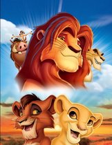 Diamond painting Lion King ronde steentjes 30x40