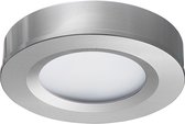 Ledisons Adria - 9 zilveren LED-opbouwspots met afstandsbediening - dimbaar - 3 jaar garantie - 2700K (extra warm-wit) - 200 Lumen 3W - IP44