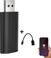 VANAVO Carplay Dongle - Convient pour Apple Carplay - Carplay Wireless - 5G Bluetooth - Carplay Apple - Adaptateur USB - Câble USB-C inclus - Carlinkit - Zwart - Modèle renouvelé 2023