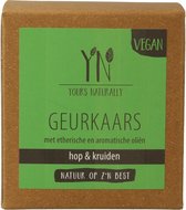 Yours Naturally Geurkaars in glas hop & kruiden 20cl