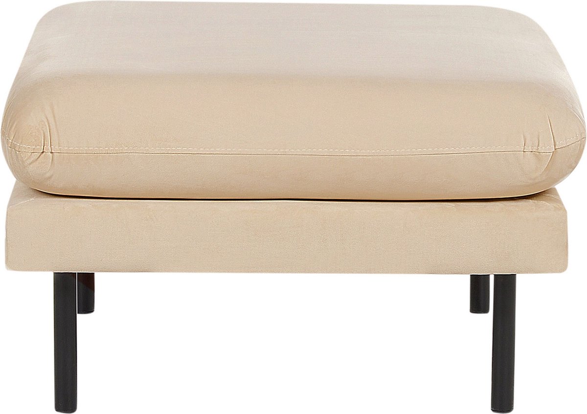 VINTERBRO - Ottomaan - Beige - Fluweel