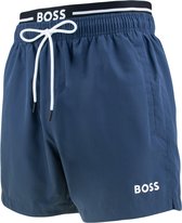 Hugo Boss BOSS zwemshort double waistband amur blauw - M