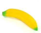 Squeez Banaan - Knijpbal Stressbal Fidget - Anti-Stress Speelgoed - Fruit Banaan