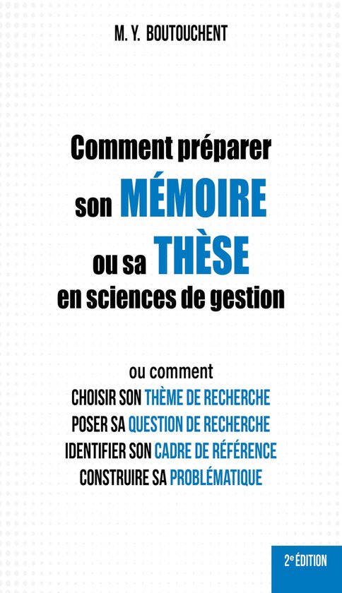 Comment préparer son mémoire ou sa thèse en sciences de g ... - cover