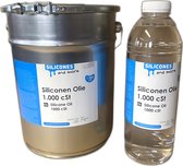Siliconen Olie 350 cSt (vloeibaar), Polydimethylsiloxaan olie - 5 Kg Olie 350 cSt