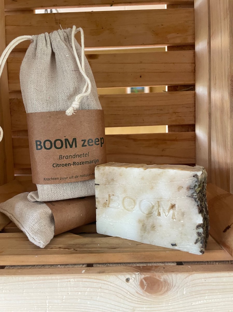 Goedkoopste Puur BOOM - Brandnetelzeep- natuurlijke lichaamsverzorging- huidverzorging-kruiden uit de natuur