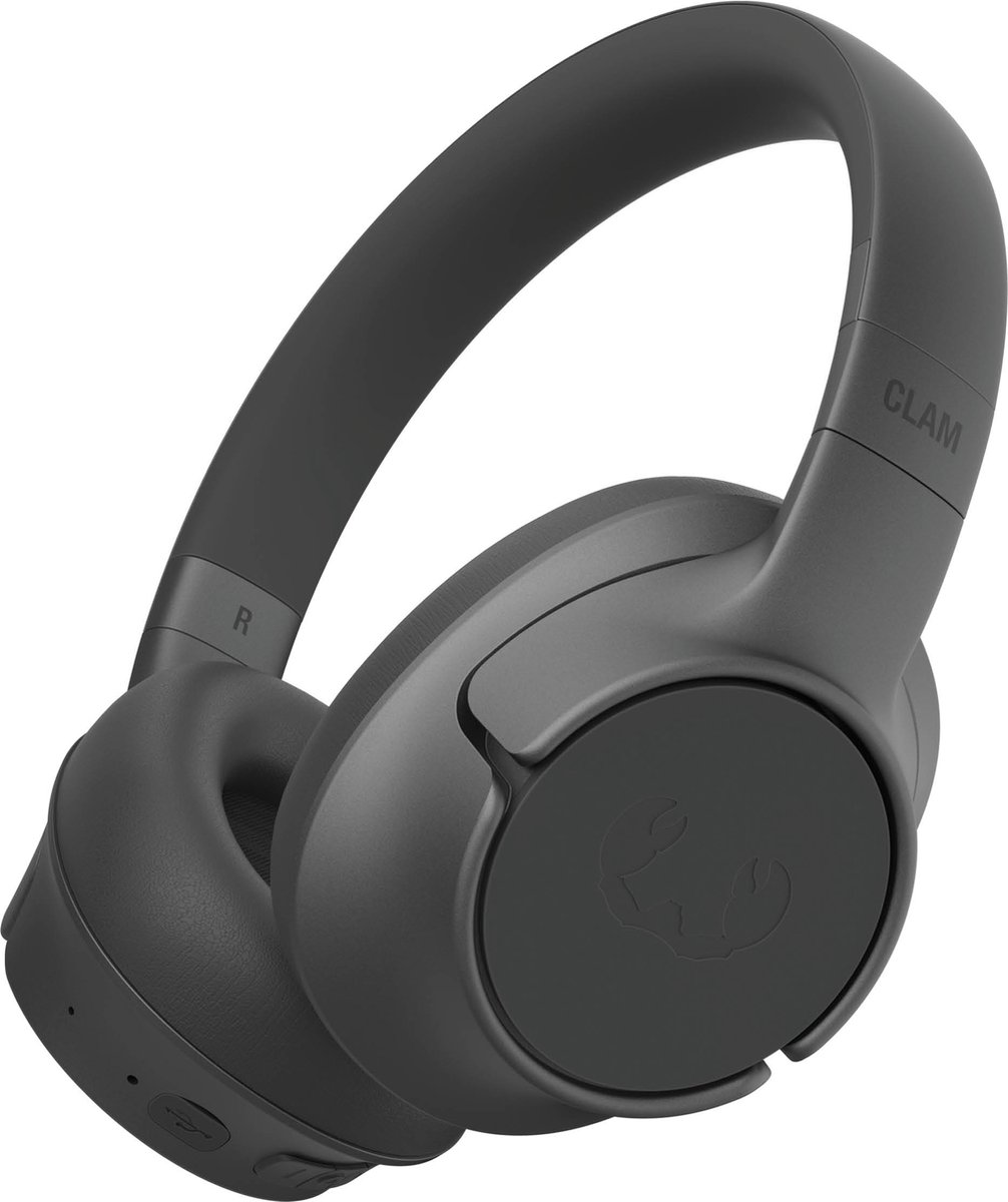 Fresh ‘n Rebel Clam Fuse – Draadloze Bluetooth Koptelefoon met Active Noise Cancelling - 45 uur Speelduur - Storm Grey