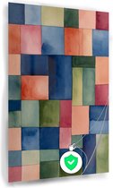 Abstracte kunst poster - Wateverf wanddecoratie - Poster slaapkamer - Poster vintage - Woonkamer poster - Muurkunst - 40 x 60 cm