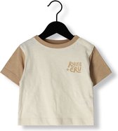 Rylee + Cru Contrast S/s Tee Polo's & T-shirts Unisex - Polo shirt - Grijs - Maat 140/152