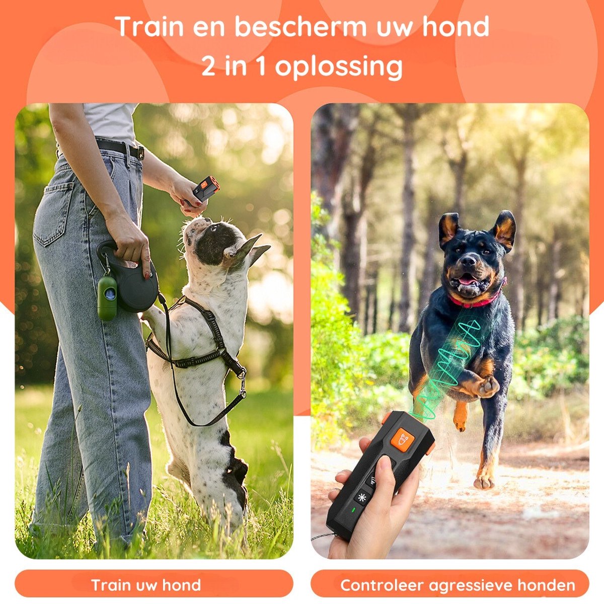 Collier Anti-aboieent Pour Chiens De Petite, Oyenne Et Grande Taille