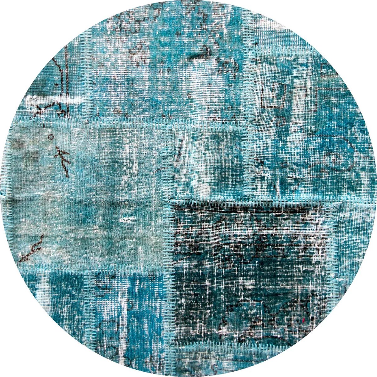 Vinyl | Vloerkleed vinyl rond | Patchy B | 140 Rond | Vloerkleed vinyl rond | Patchy B combineert stijl en duurzaamheid. Gemaakt van 100% gerecycled vinyl, hygiënisch en onderhoudsvriendelijk. Perfect voor elk gezin!