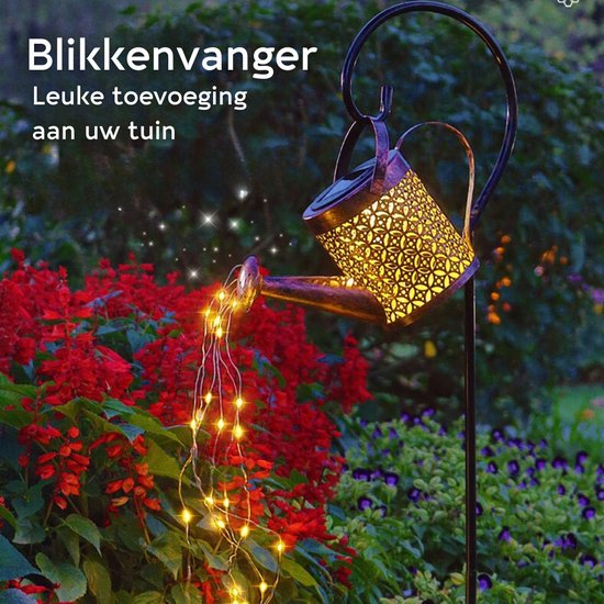 Lardic Solar Tuinlamp in Gietervorm - met grondspies en op zonneenergie
