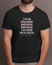 I'm Good With Math - T Shirt - Mathematics - Math - Funny - Wiskunde - Rekenen - Algebra - Meetkunde