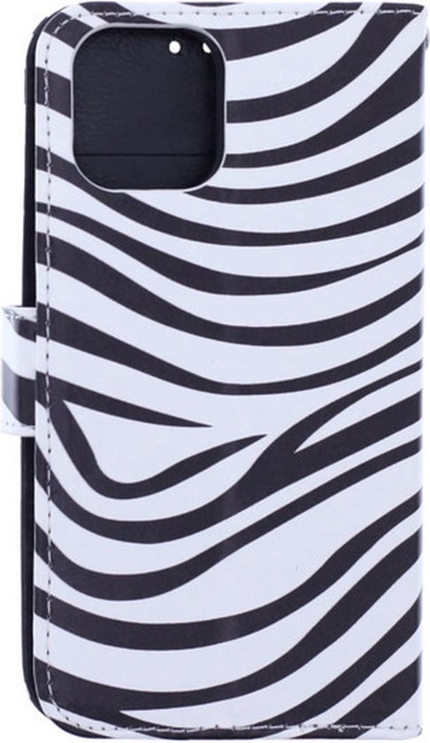 Étui portefeuille pour Apple iPhone 11 Pro Max - Imprimé Zebra