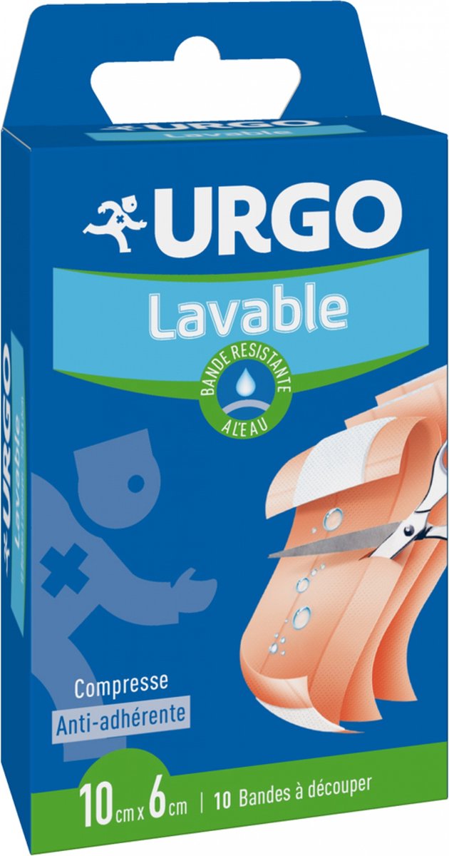 Goedkoopste Urgo Wasbaar Waterbestendig Plakband 10 Stroken 10 cm x 6 cm