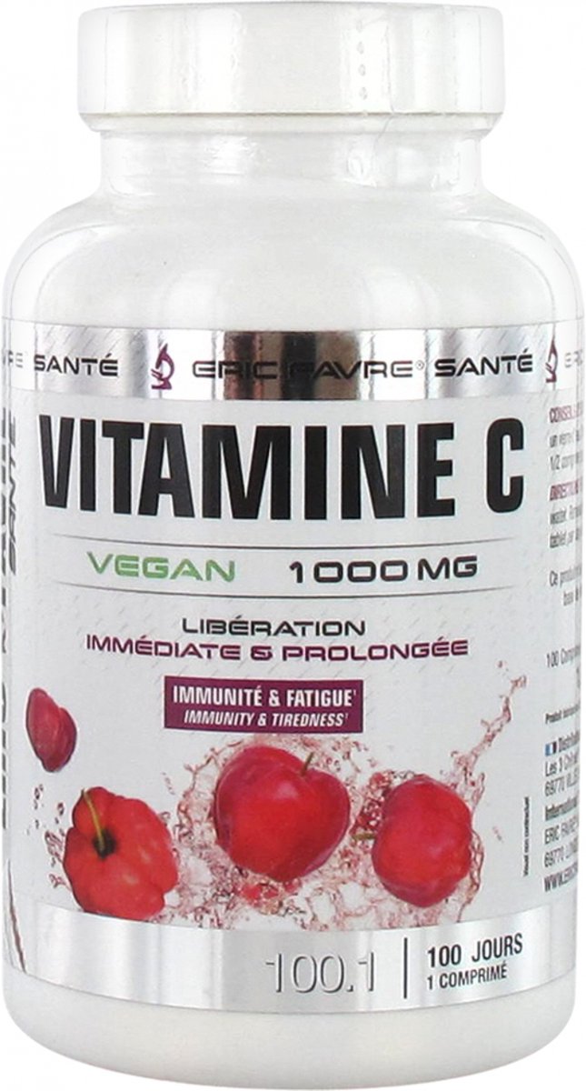 Eric Favre Vitamine C Vegan 1000 mg 100 Tabletten