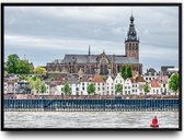 Prachtige foto van Nijmegen Fotolijst met glas - Prachtige kwaliteit - Foto - Poster - Harde lijst met Glazen plaat ervoor - inclusief ophangsysteem