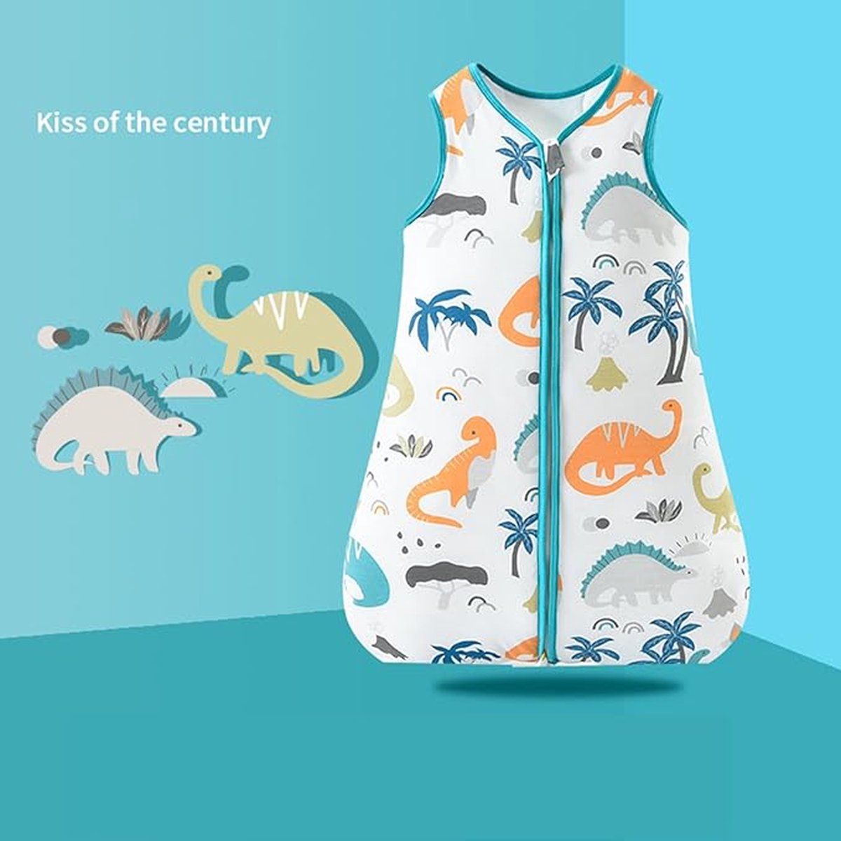 Image of ademend 100% katoen mousseline zachte inbakerdeken | Unisex slaapzak voor babymeisjes en jongens 12-24 maanden