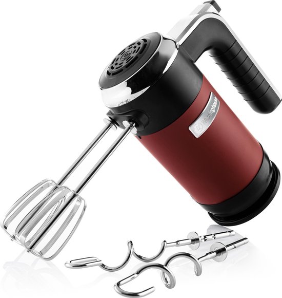 Westinghouse - Retro - Handmixer + Staafmixer + Blender - Rood van Westin — afbeelding 3