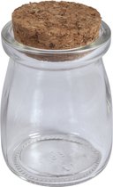 Rayher Hobby Rayher 46213000 pot en verre avec couvercle en liège, 5 cm ø, assorti, 7 cm, 100 ml,