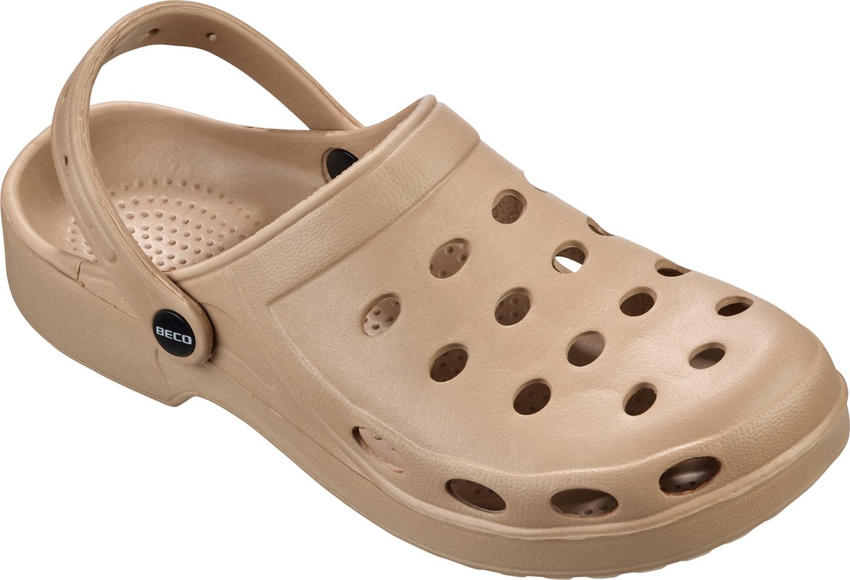 BECO heren clogs - taupe - maat 41