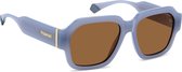 Polaroid Pld 6212/ S/X Lunettes de soleil unisexes polarisantes rectangulaires en plastique