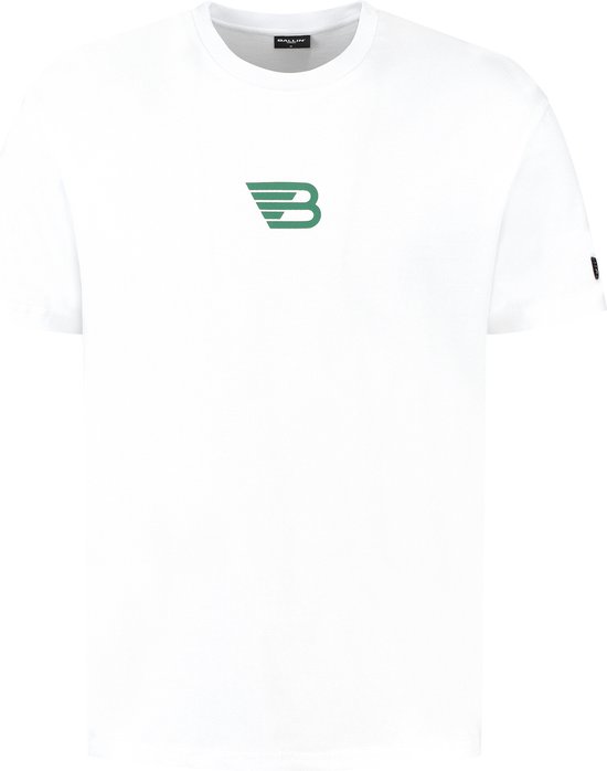 Ballin Amsterdam - Heren Loose Fit T-shirts Crewneck SS - White - Maat XXL