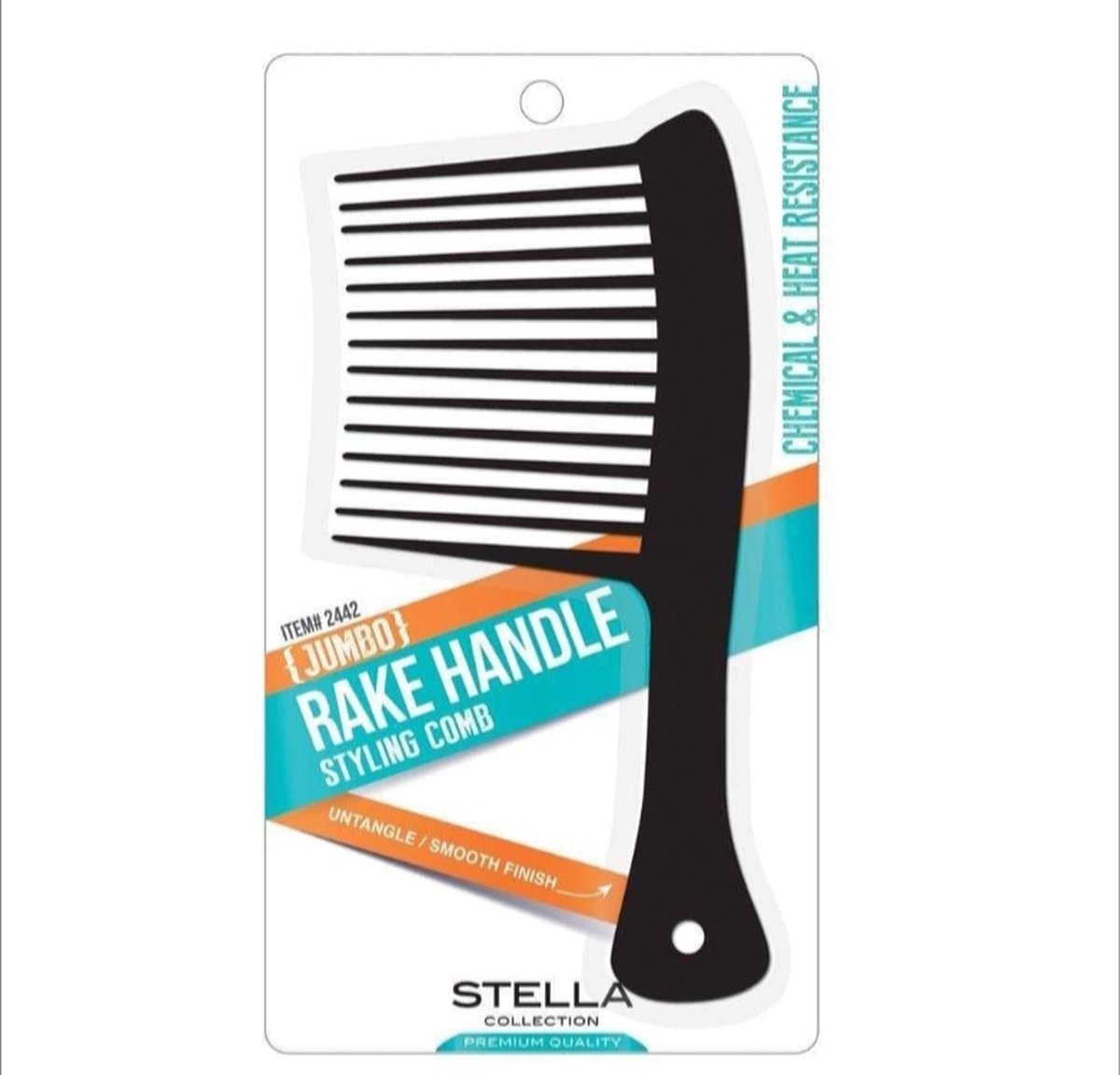 RAKE HANDLE, STYLING COMB for curly Hair