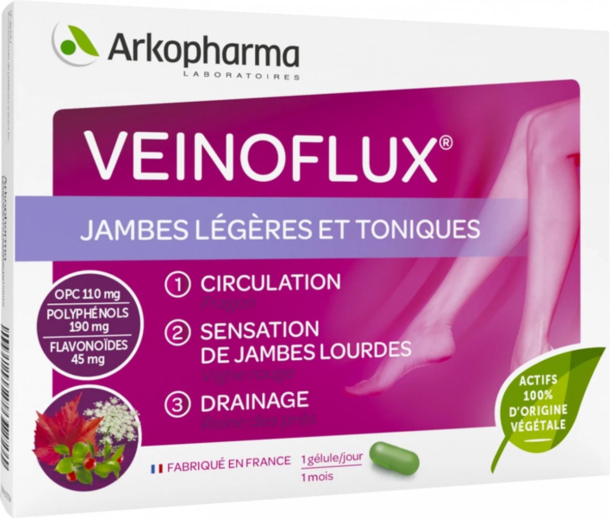 Goedkoopste Arkopharma Veinoflux Licht en Tonisch Benen 30 Capsules