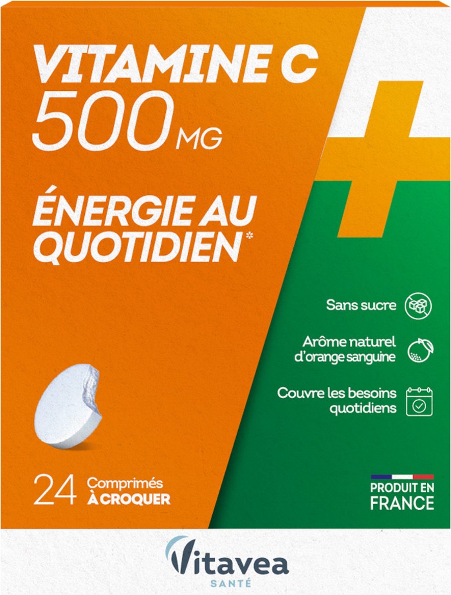 Goedkoopste Vitavea Vitamine C 500 mg 24 Kauwtabletten