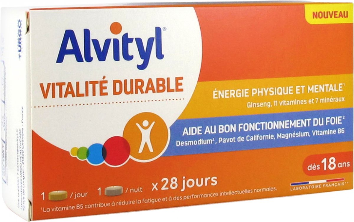 Goedkoopste Alvityl Vitalité Durable 56 Tabletten