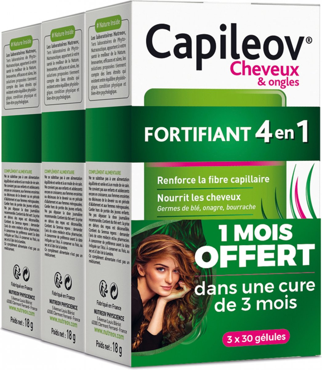 Goedkoopste Capileov Versterkend Tripack Caps 3x30